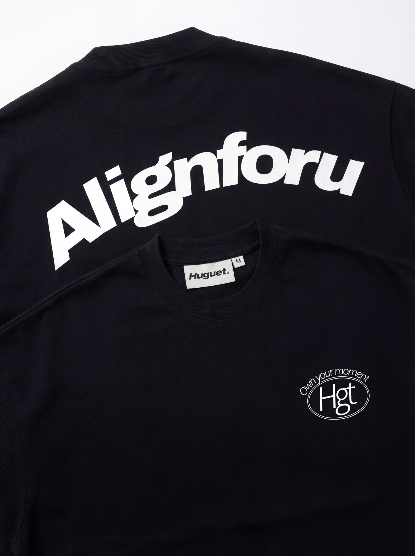 Alignforu Black T-shirt