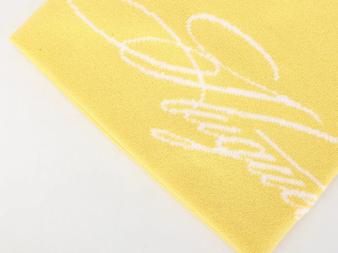Huguet Signature Beanie - Solar Yellow
