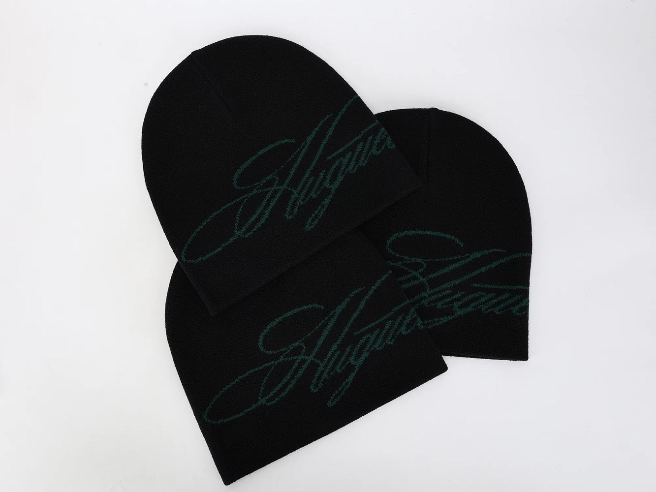 Huguet Signature Beanie -Midnight Green