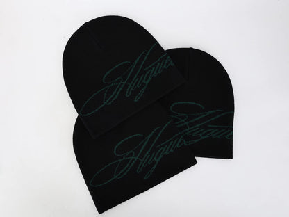 Huguet Signature Beanie -Midnight Green