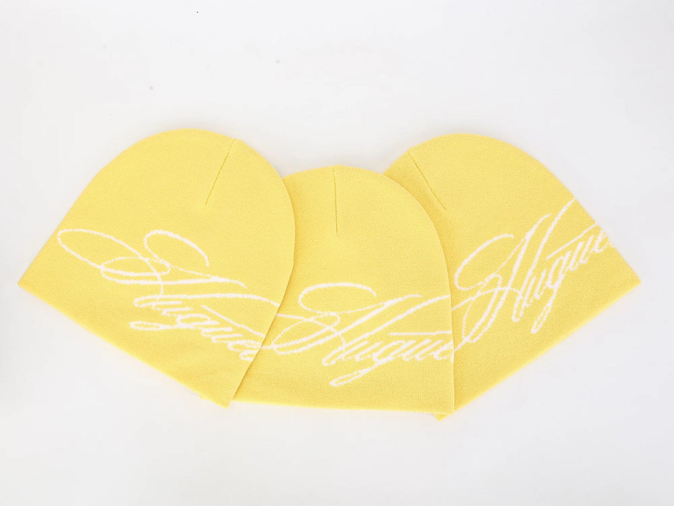 Huguet Signature Beanie - Solar Yellow