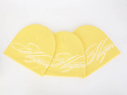 Huguet Signature Beanie - Solar Yellow